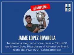 Jaime López Rivarola gana el Abierto de Brasil de golf 2022